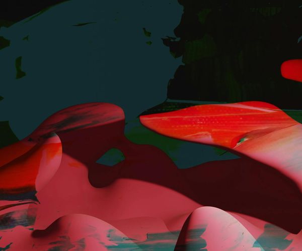 Abstract dynamic shapes showing vitality and movement
